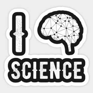 I love science Sticker